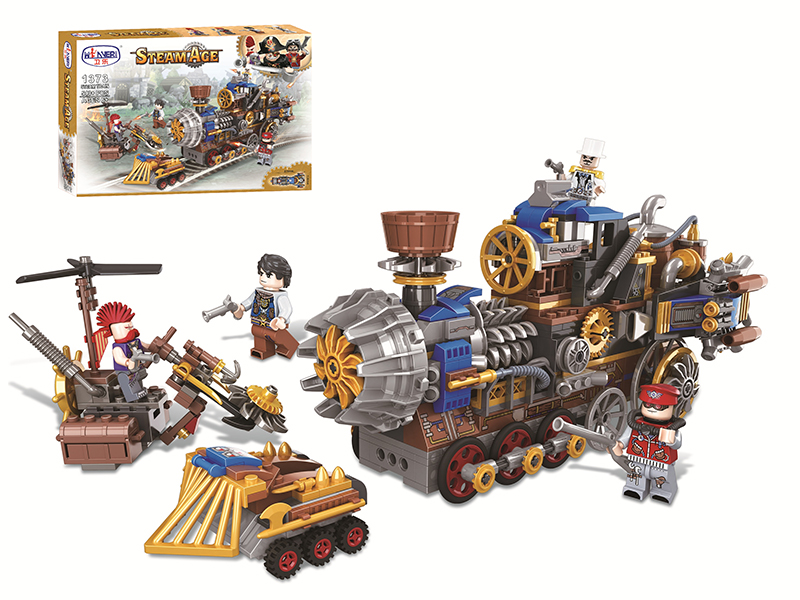 Steam Train Building Blocks 543pcs
