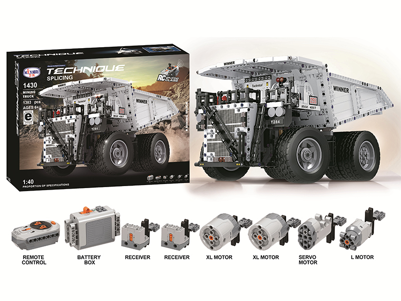 Remote Control Mining Truck Building Blocks 1383pcs