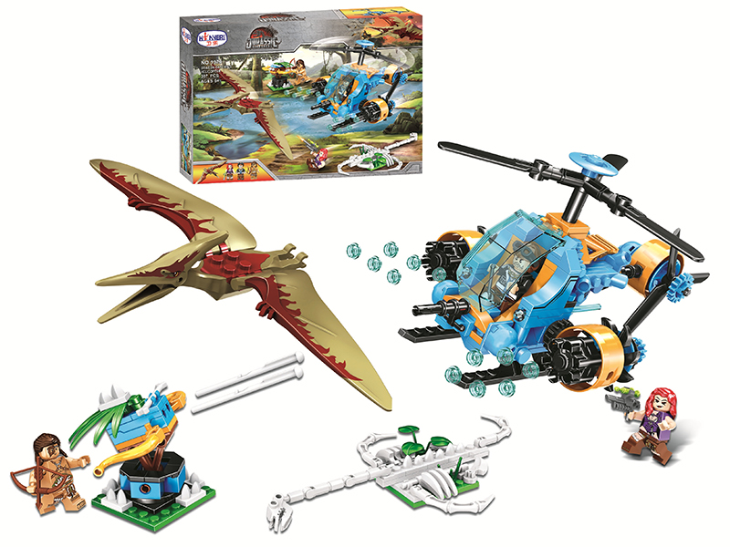 Dragon-Catching Helicopter Building Blocks 307pcs