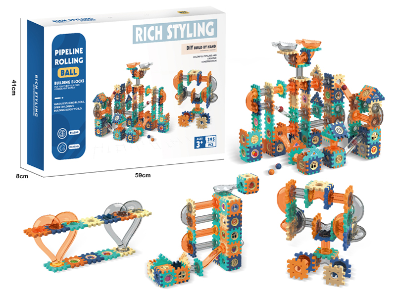 395PCS Ball Track Block