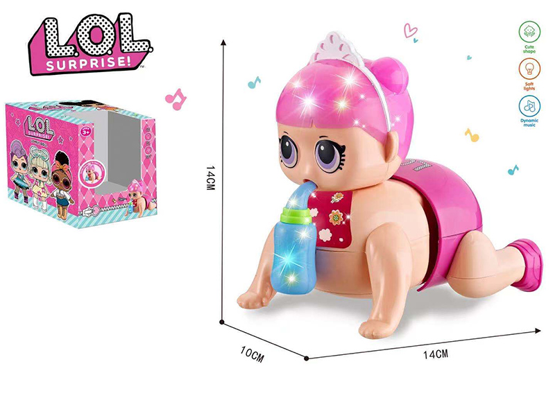 B/O Crawling Baby(Light And Music)