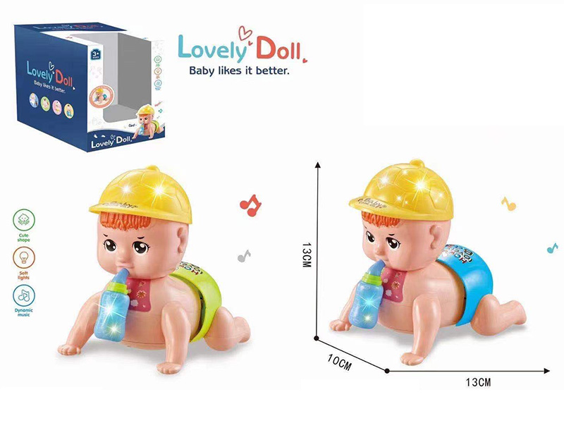 B/O Crawling Baby(Light And Music)