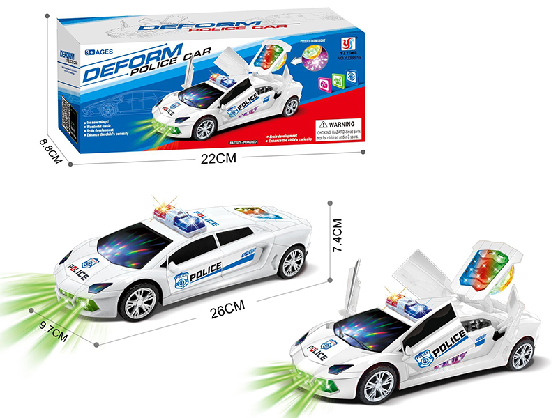 B/O Go And Bump Lamborghini Police Car