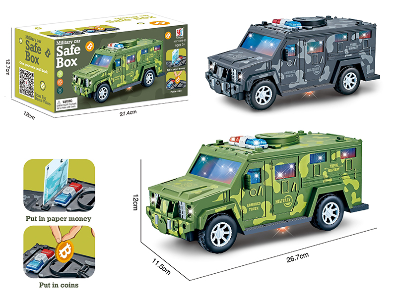 B/O Go And Bump Cash Truck Safe Box