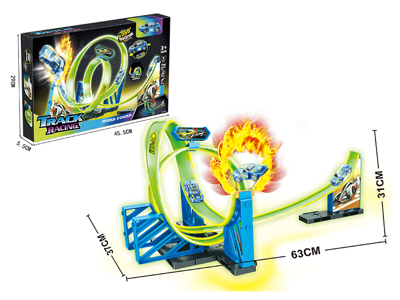 Pull Back Luminous Rail Car Suit