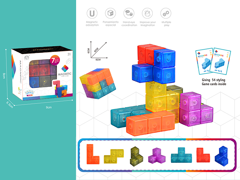 Transparent Magnetic Magic Cube