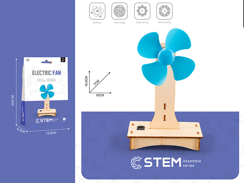 DIY Wooden Assemble - Electric Fan