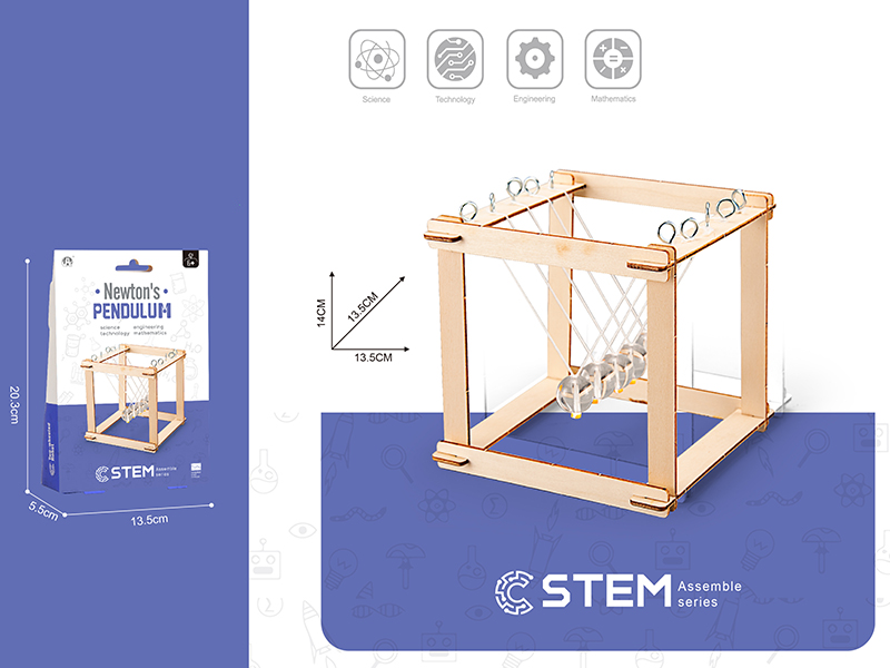 DIY Wooden Assemble - Newton's Pendulum