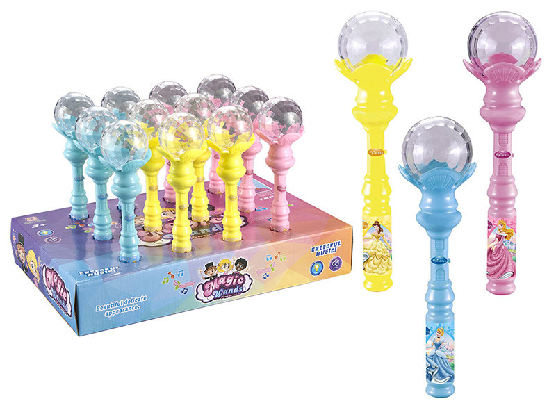 Disney Princess Flash Magic Stick With Light And Music(Candy) 12PCS