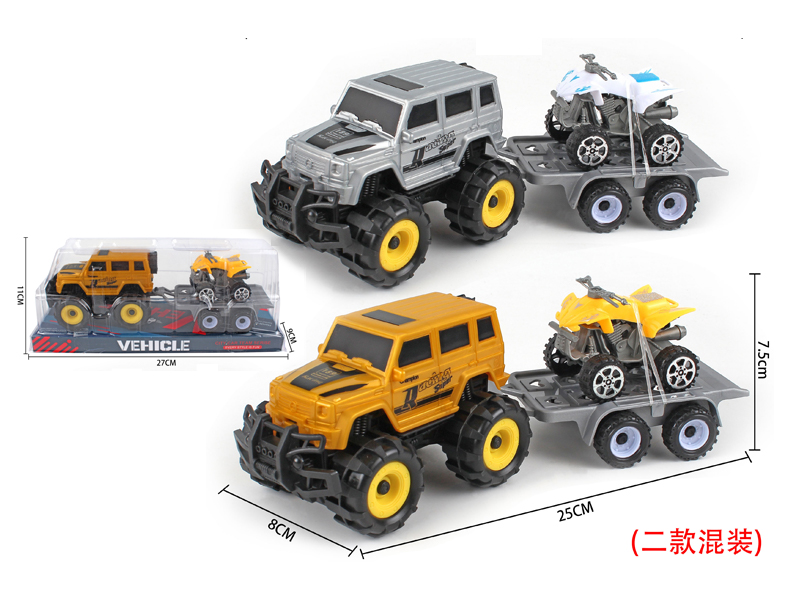 Friction Hummer+Slide Motorcycle