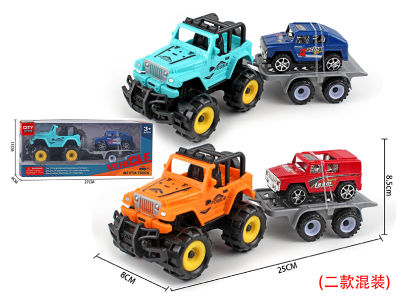 Friction Jeep+Slide Hummer