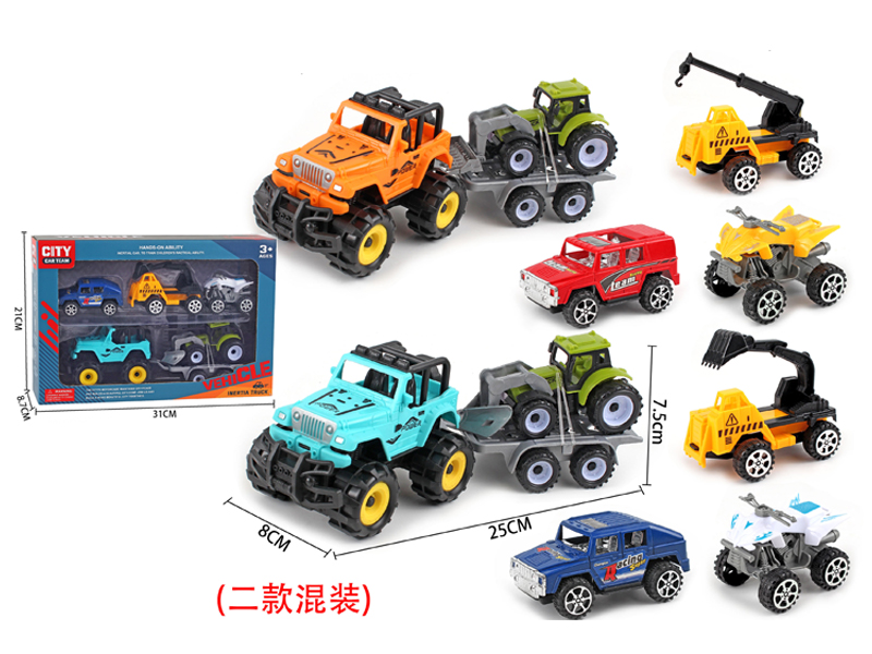 Friction Jeep Set