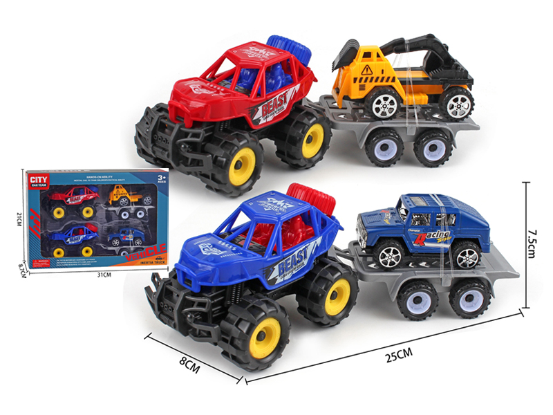 Friction Racing Car Set