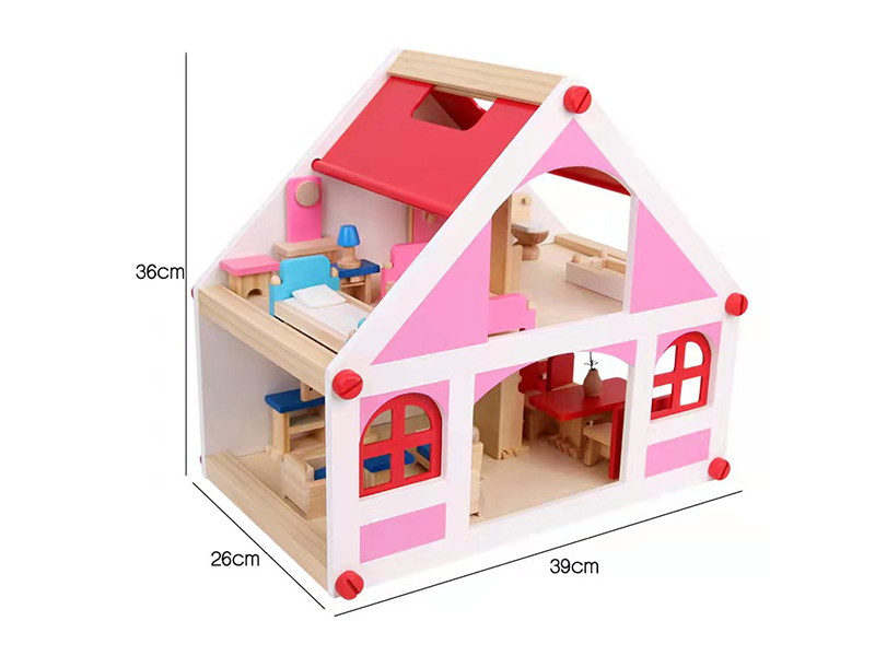 White Rose House Wooden Toys