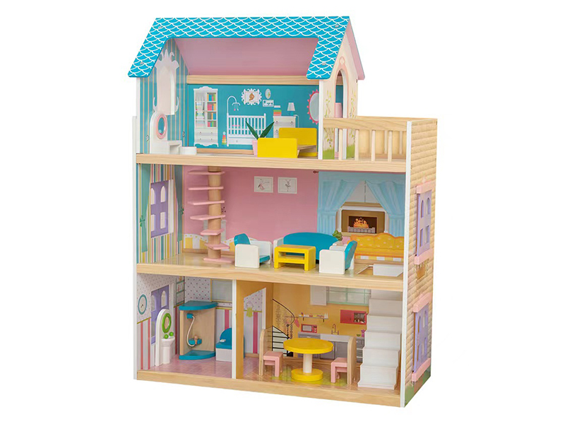 Blue Doll Room Wooden Toys