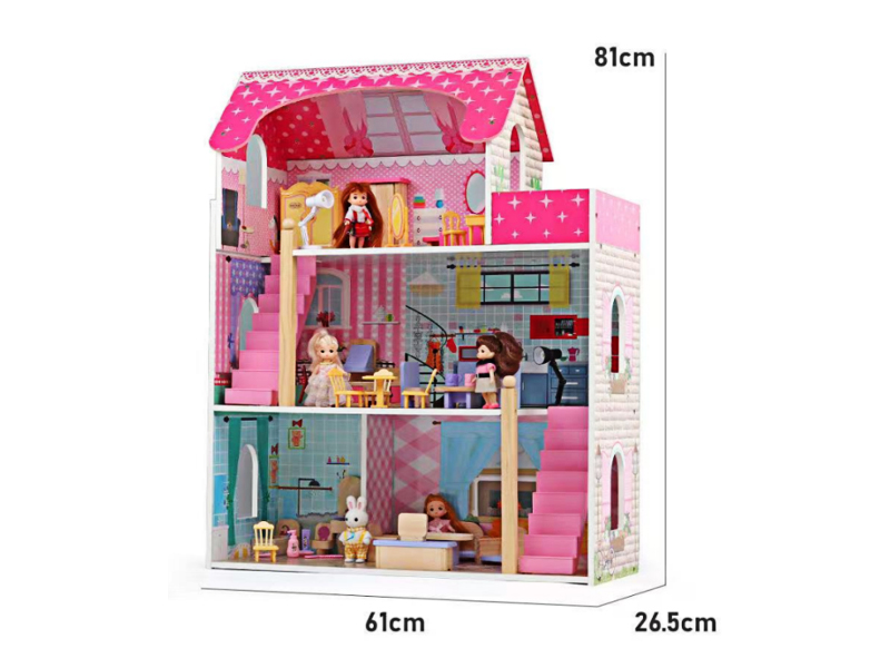 Princess Doll Room Wooden Toys