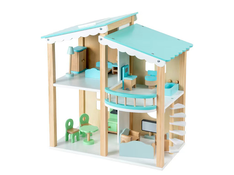 Blue Doll Room Wooden Toys