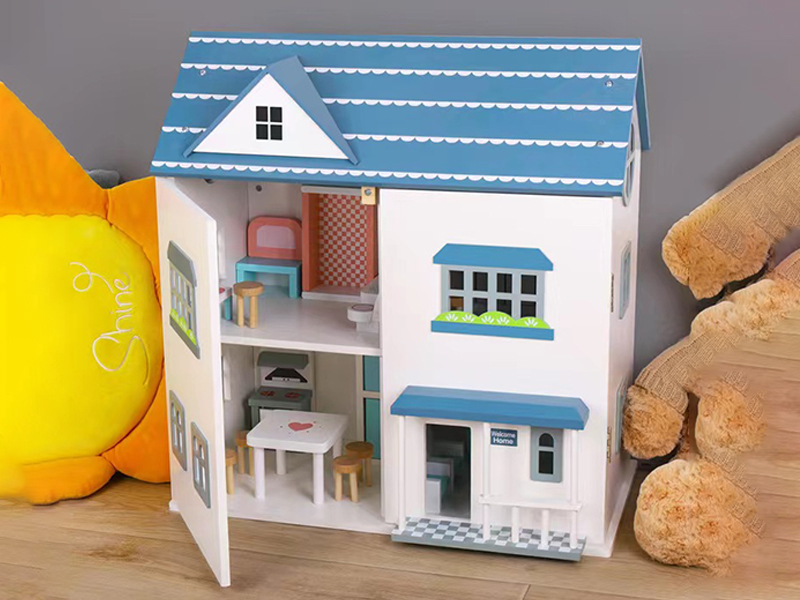 American Double Deck Villa Wooden Toys