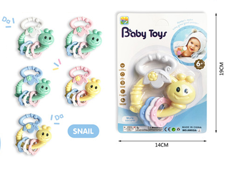 Snail Baby Rattle
