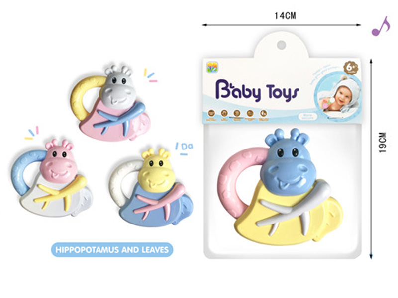 Hippo Baby Rattle