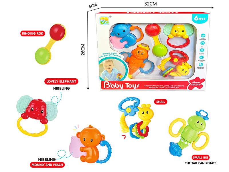 Baby Rattles 5PCS