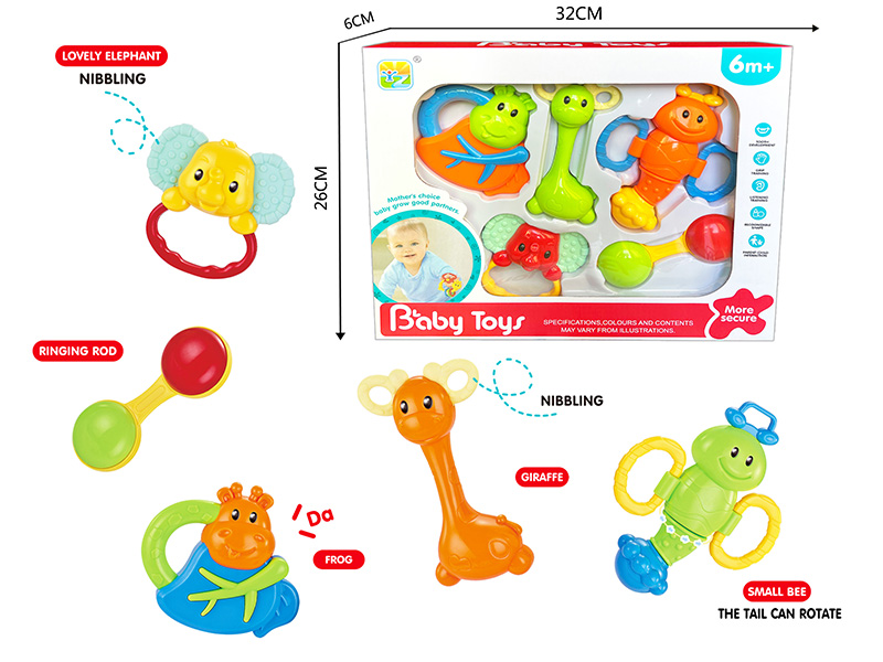 Baby Rattles 5PCS