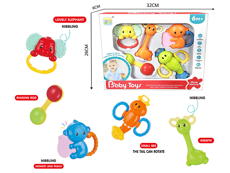 Baby Rattles 5PCS
