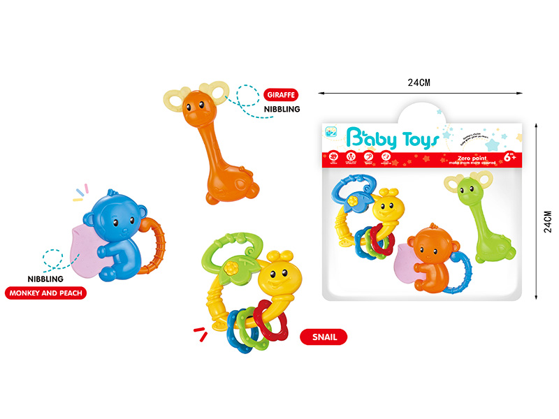 Baby Rattles 3 Pieces Set