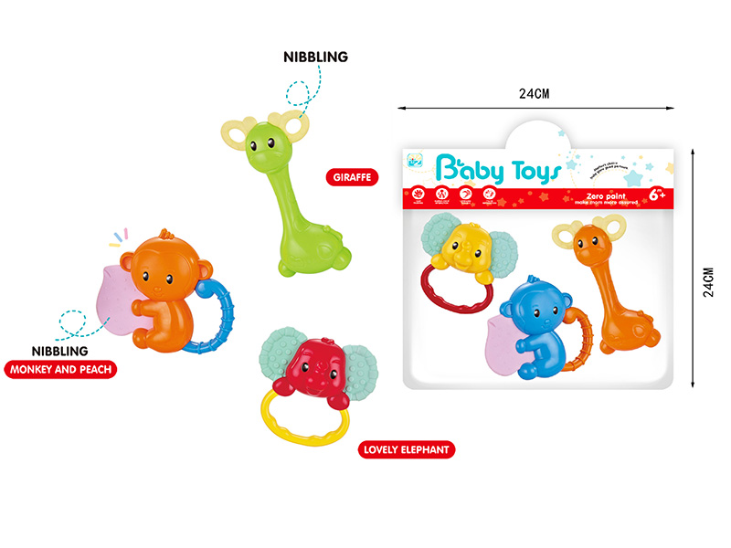 Baby Rattles 3 Pieces Set