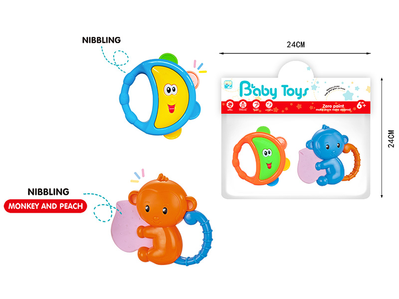 Baby Rattles 2 Pieces Set
