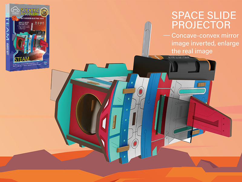 Scientific Discovery DIY Wooden Electric Toys - Slide Projector