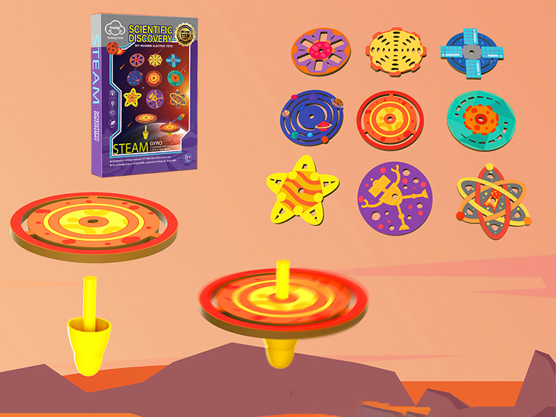 Scientific Discovery DIY Wooden Toys - Gyro 9pcs