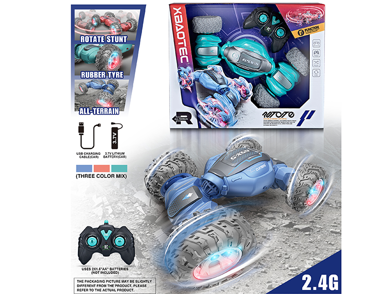 1:16 2.4G Remote Control Stunt Car With Light