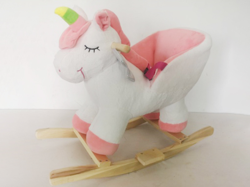 Wooden Unicorn Rocking Horse