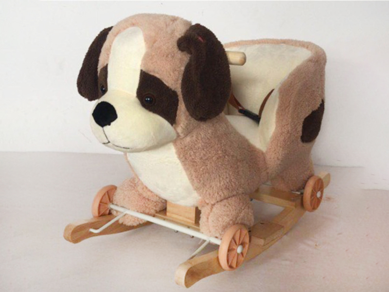 Wooden Music Dog Rocking Horse