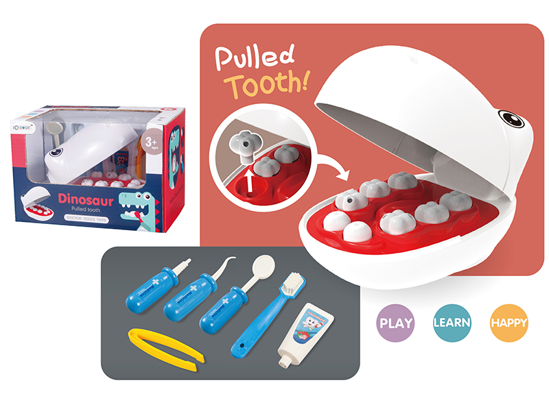 Dinosaur Pulled Tooth Doctor Set 7pcs