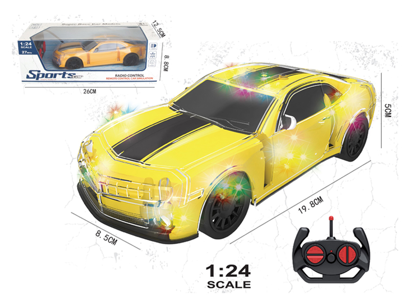 1:24 4Ch R/C 8 Coloured Chevrolet
