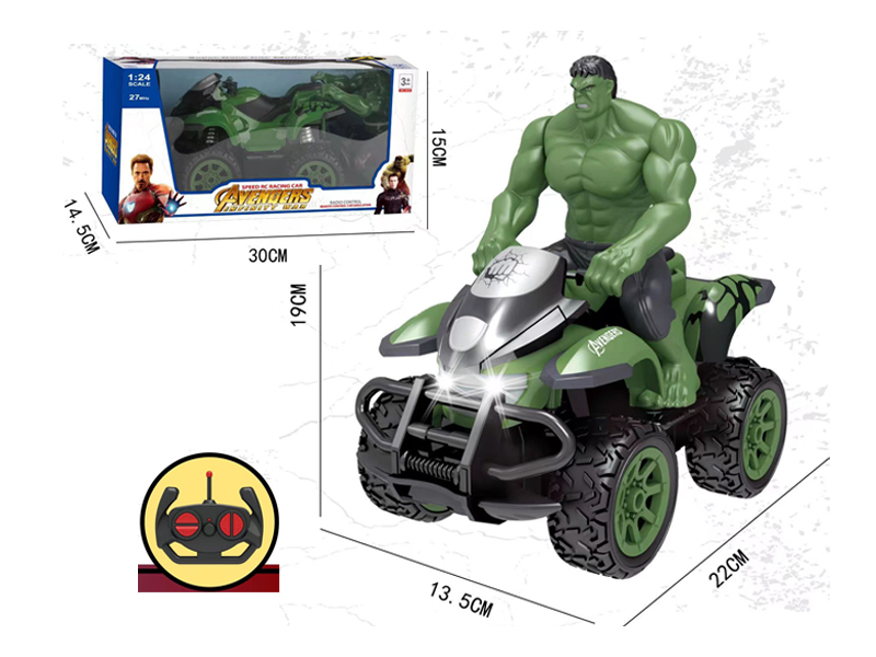 1:10 4Ch R/C Human Riding Hulk Beach Motorcycle
