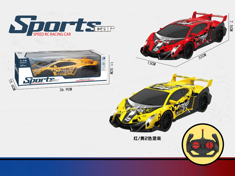 1:14 4Ch R/C Graffiti Racing Car