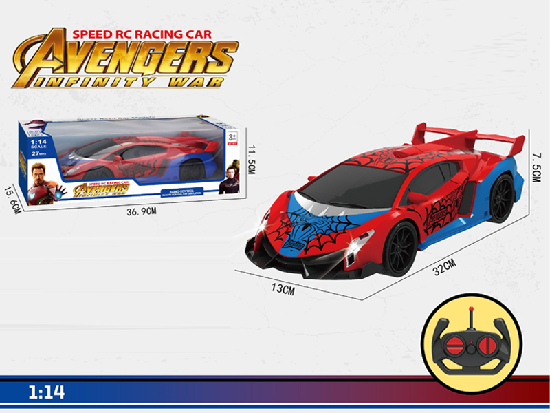1:14 4Ch R/C Spider Man Racing Car