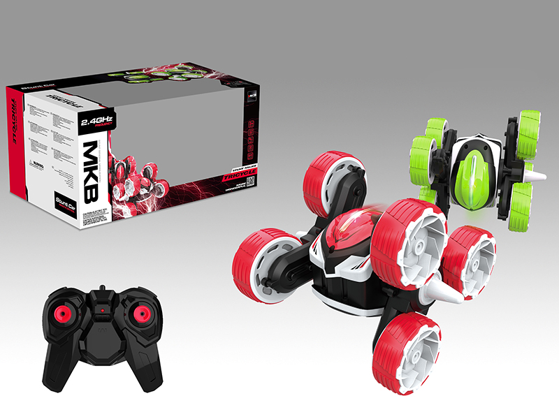 2.4G 4-Channel Remote Control Six-Wheel Stunt Car With Light