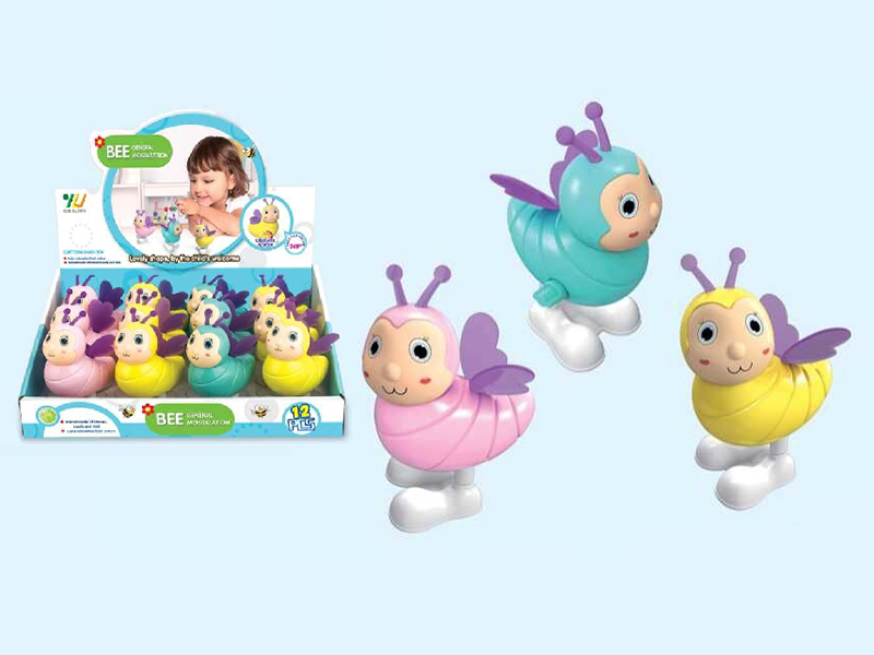 Wind Up Jumping Bee 12pcs