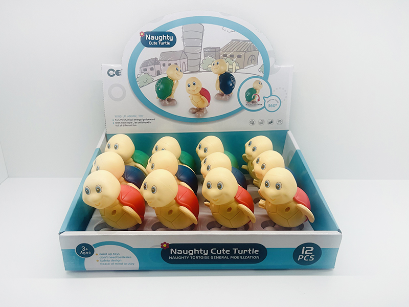 Wind Up Jumping Turtle 12pcs