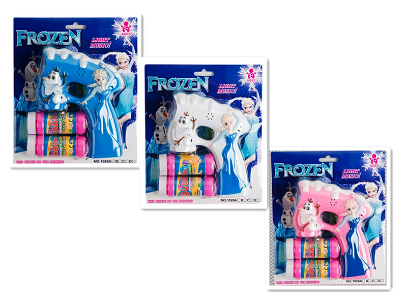 B/O Snow Snow Princess Bubble Gun With Light And Music