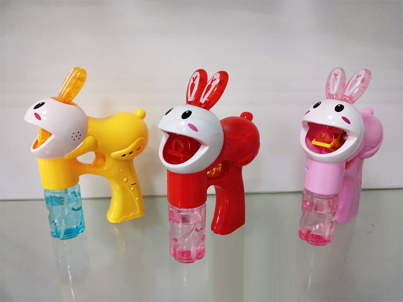 B/O Rabbit Bubble Gun With Light And Music