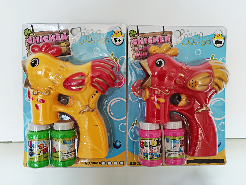 B/O Fighting Chicken Bubble Gun With Light And Music
