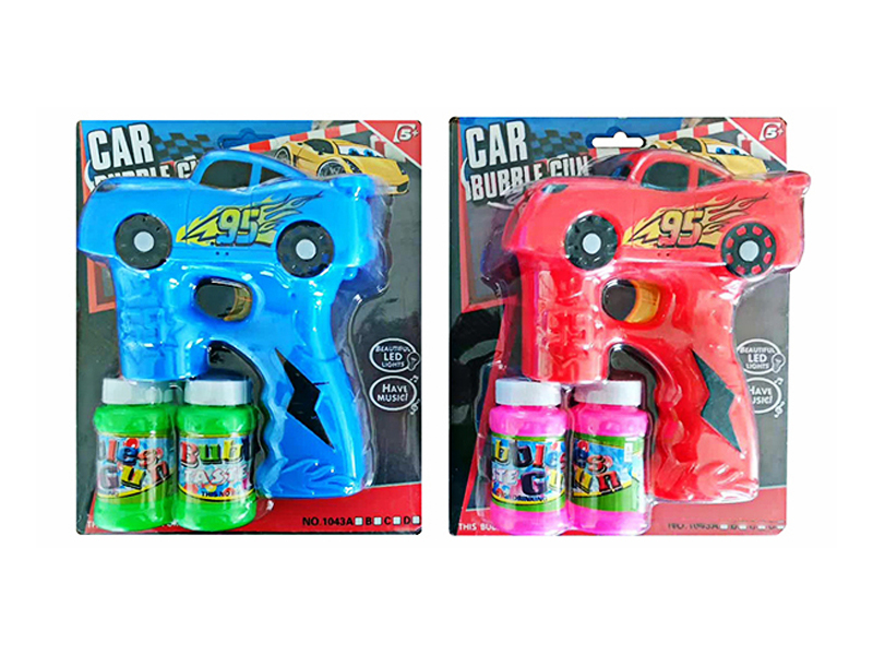 B/O Auto Story Bubble Gun With Light And Music