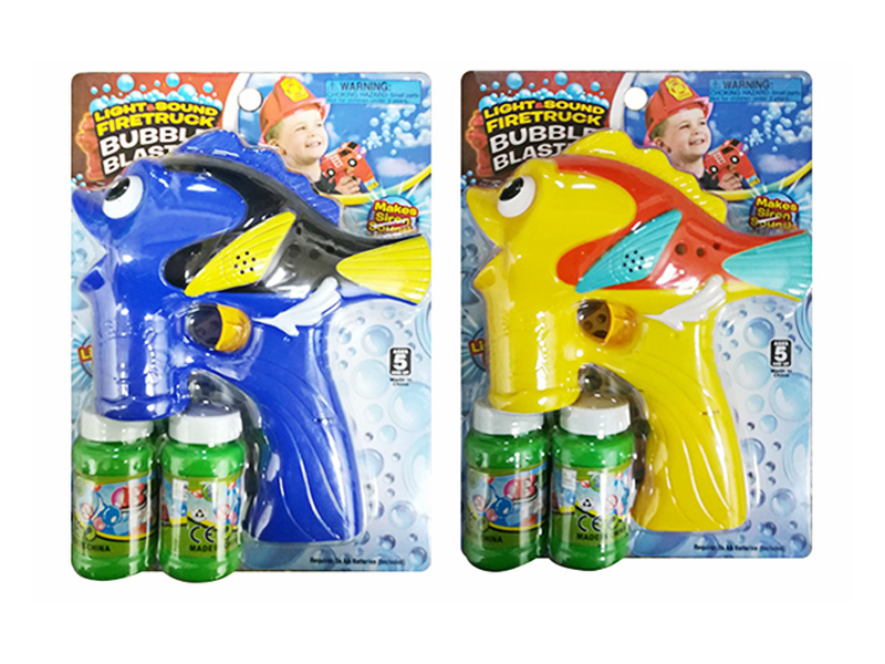 B/O New Clownfish Bubble Gun With Light And Music