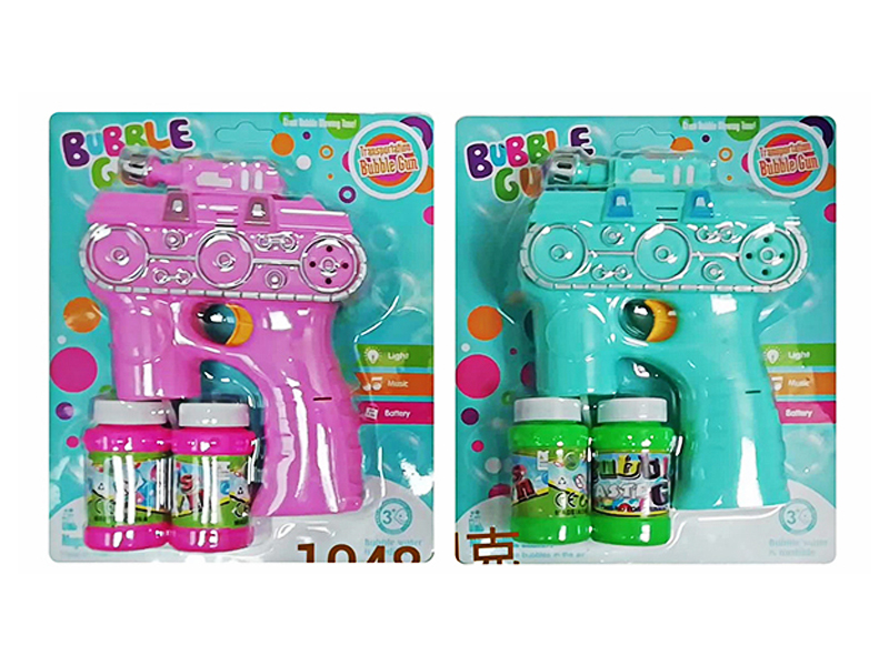 B/O Tank Bubble Gun With Light And Music