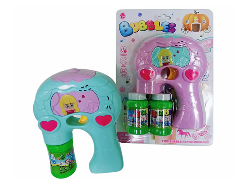 B/O Pumpkin Car Bubble Gun With Light And Music